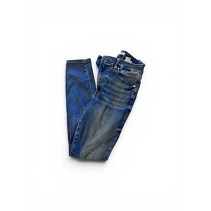 Good American Good Waist High Rise Skinny Jeans Medium Blue Wash Size 4 27
